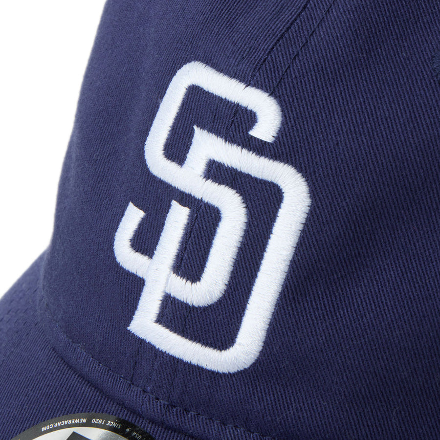 NEW ERA（ニューエラ）9TWENTY サンディエゴ・パドレス ロゴ刺繍 フロントディテール
