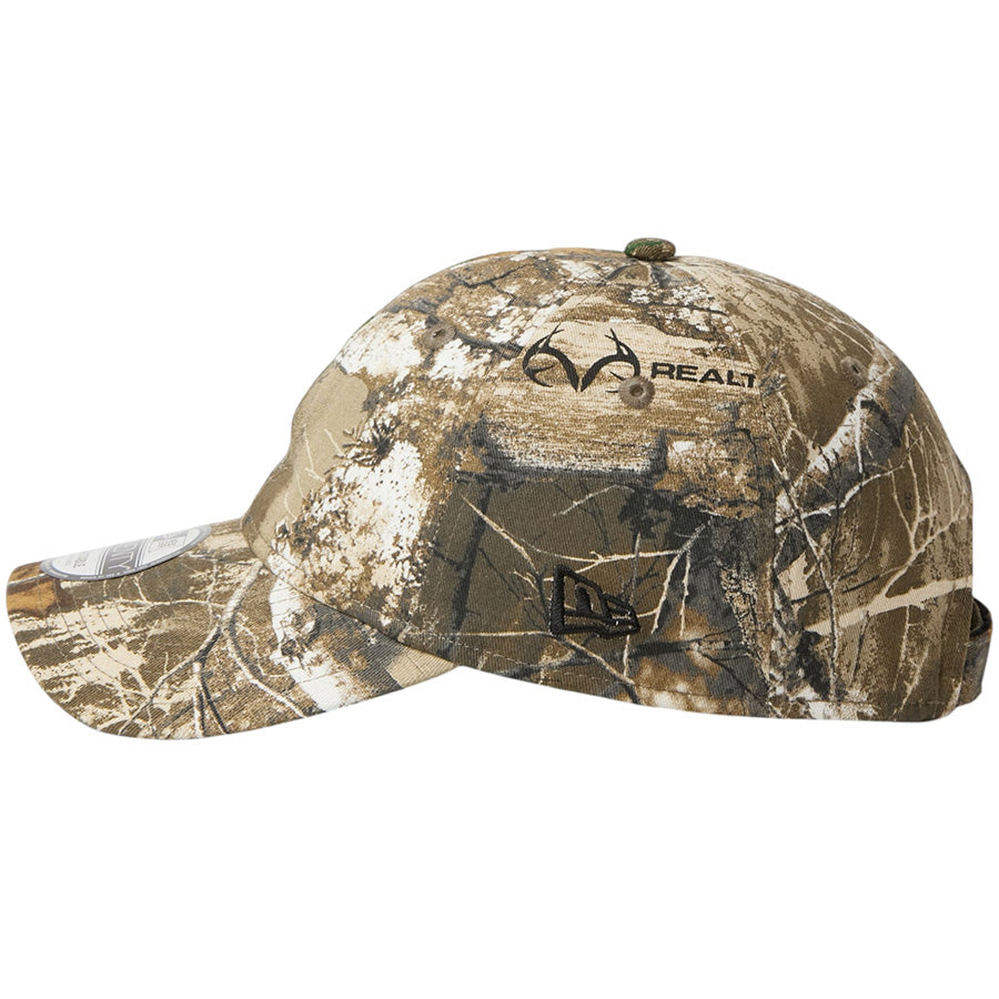 NEW ERA 9TWENTY Realtree アウトドア キャップ リアルツリーカモ 左向き NEW ERAフラッグロゴ刺繍 15125153