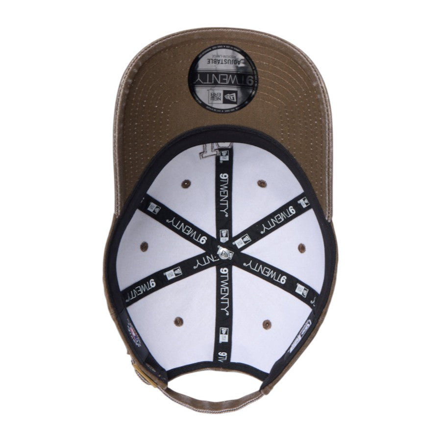 NEW ERA 9TWENTY Rhinestone ドジャース キャップ ブラウン 裏側 15137190
