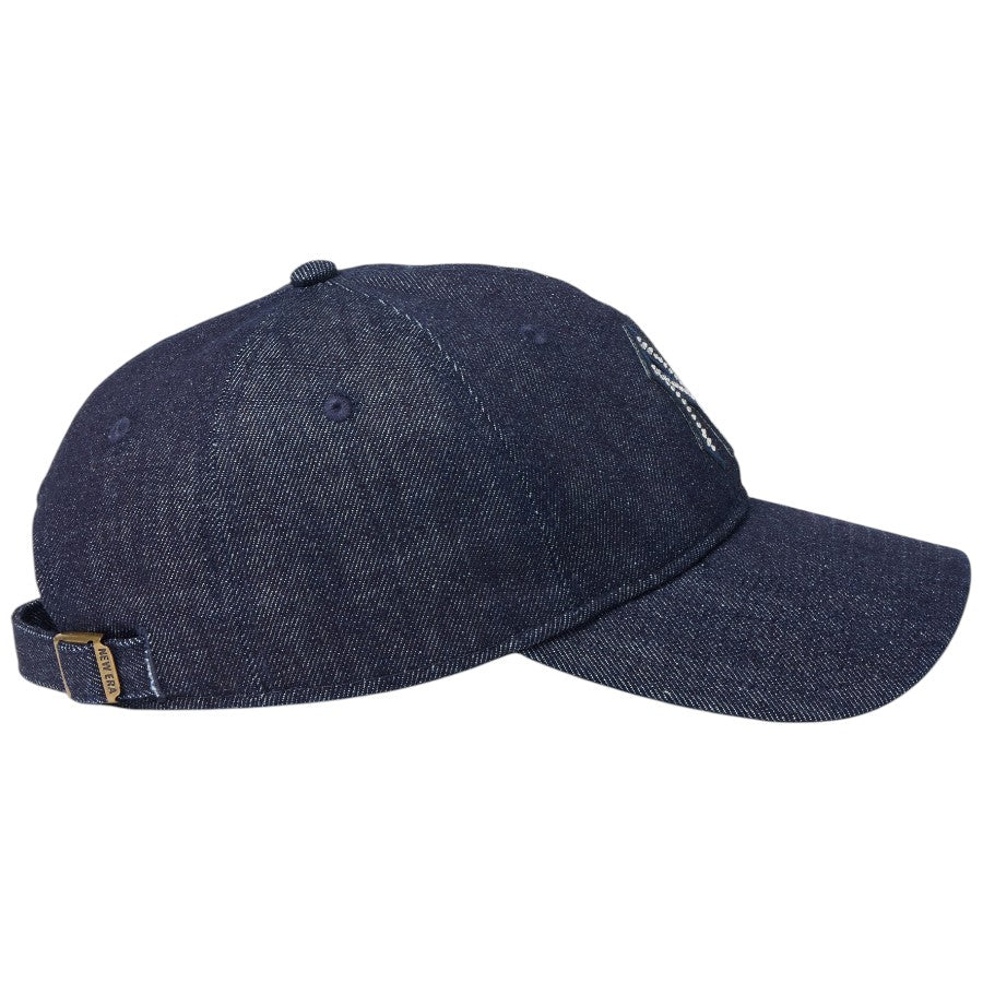 NEW ERA 9TWENTY Rhinestone ヤンキース キャップ デニム 右向き 15137180