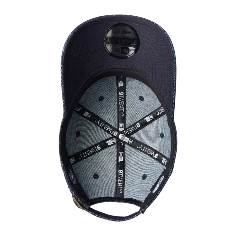 NEW ERA 9TWENTY Rhinestone ヤンキース キャップ デニム 裏側 15137180