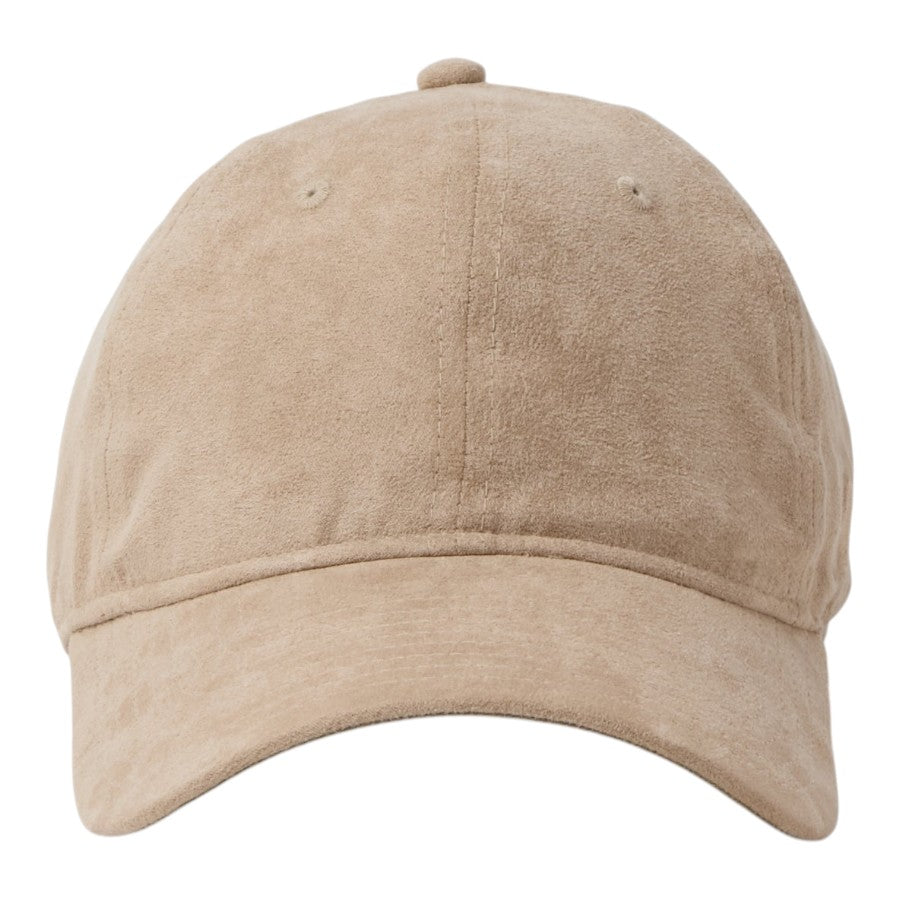 NEW ERA 9TWENTY Synthetic Suede スウェード キャップ ベージュ 正面 15137313