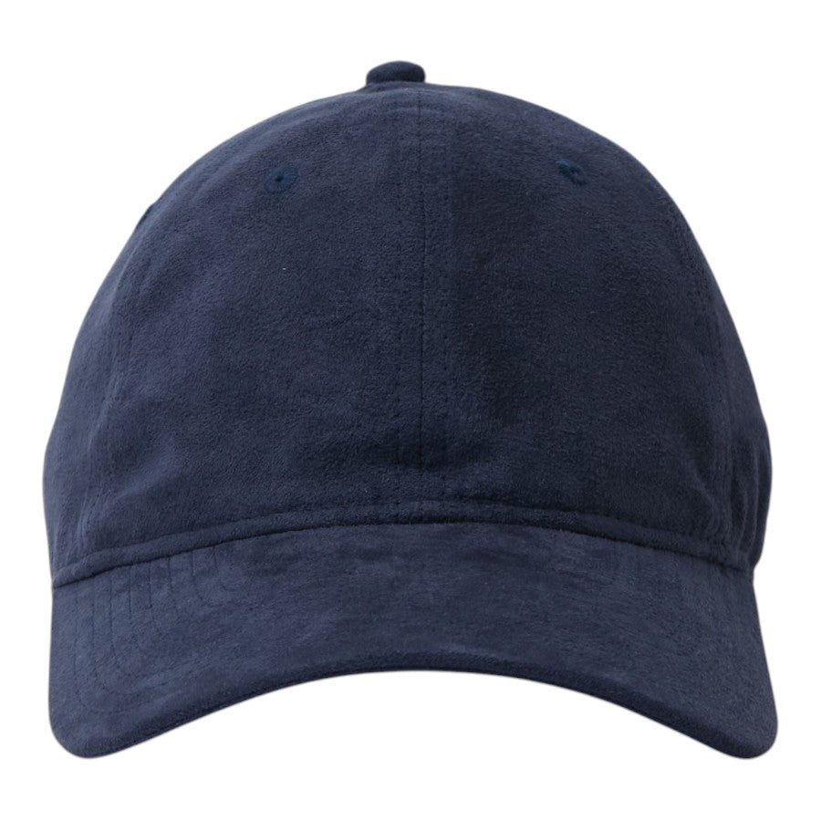 NEW ERA 9TWENTY Synthetic Suede スウェード キャップ ネイビー 正面 15137310
