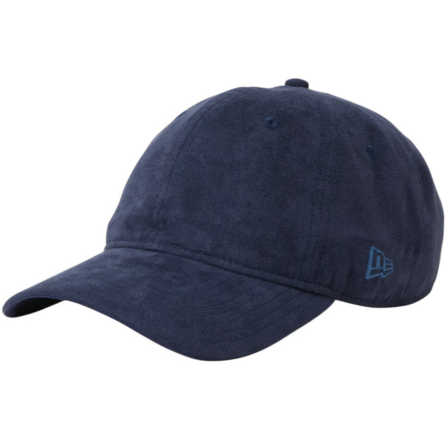 NEW ERA 9TWENTY Synthetic Suede スウェード キャップ ネイビー 左斜め向き 15137310