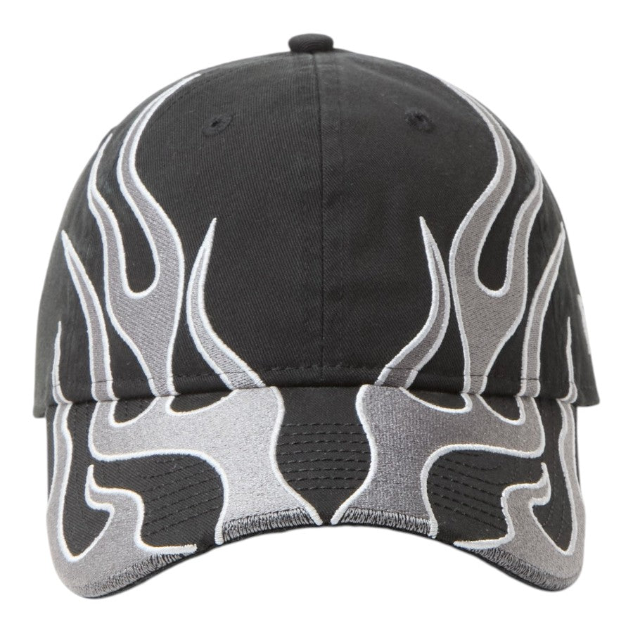 NEW ERA 9TWENTY The Flame キャップ ブラック 正面 15137206