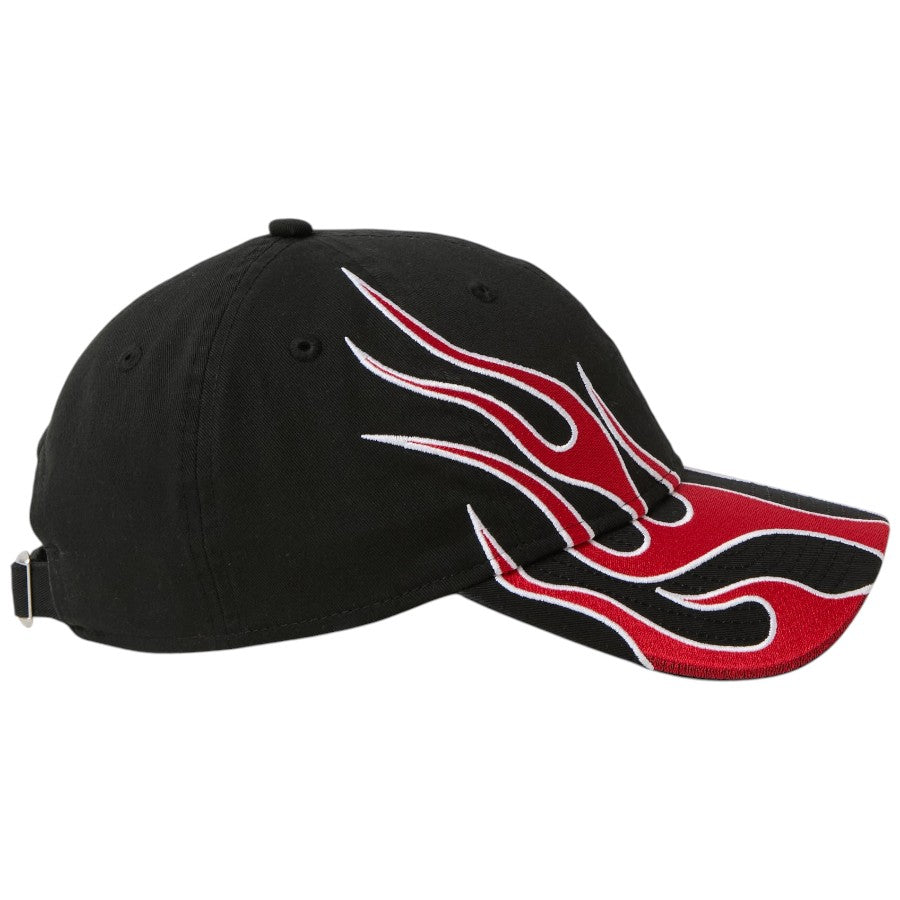 NEW ERA 9TWENTY The Flame キャップ ブラック/スカーレット 右向き 15137205