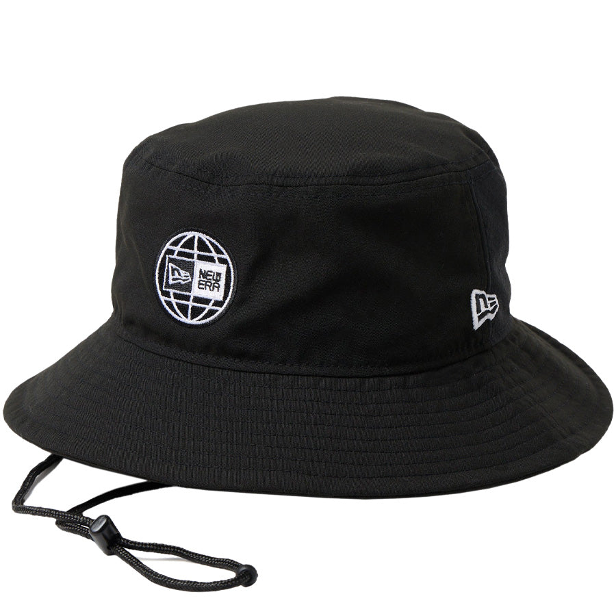 NEW ERA（ニューエラ）アドベンチャーライト Repreve® ボックスロゴ ブラック ハット 左斜め