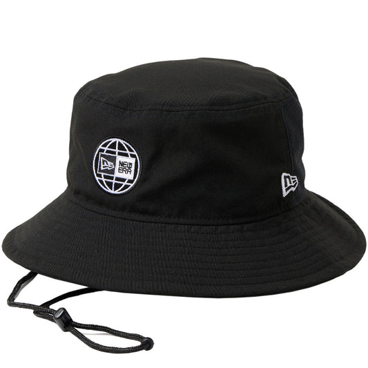 NEW ERA（ニューエラ）アドベンチャーライト Repreve® ボックスロゴ ブラック ハット 左斜め
