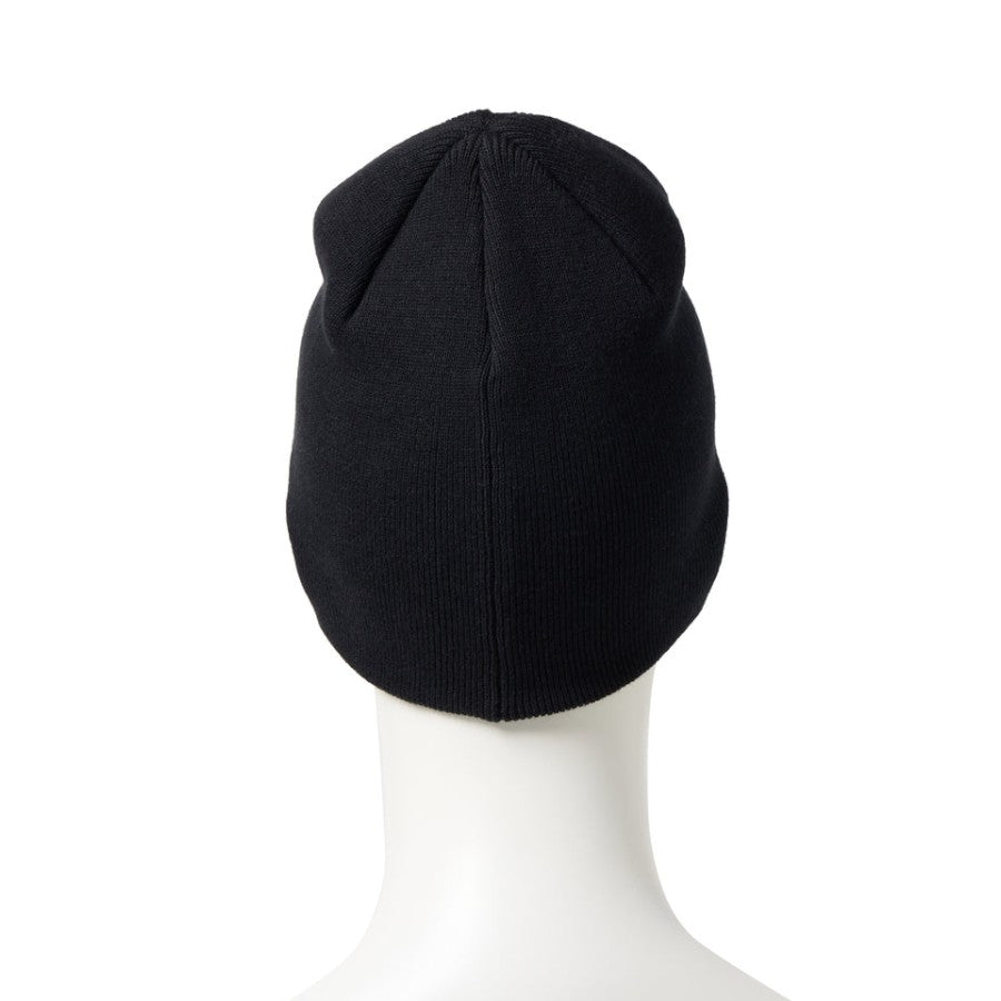 NEW ERA ベーシック ビーニー Cotton Knit ニットキャップ ブラック マネキン着用 背面 15119783