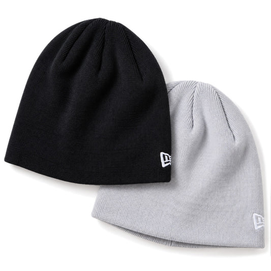 NEW ERA ベーシック ビーニー Cotton Knit ニットキャップ ブラック スノーグレー 2カラー 15119783 15119782