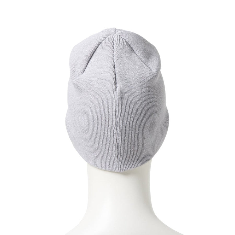 NEW ERA ベーシック ビーニー Cotton Knit ニットキャップ スノーグレー マネキン着用 背面 15119782