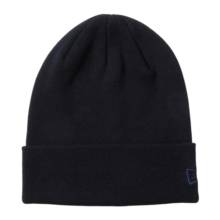 NEW ERA ベーシック カフニット Cotton Knit ニットキャップ ネイビー 正面 14670120