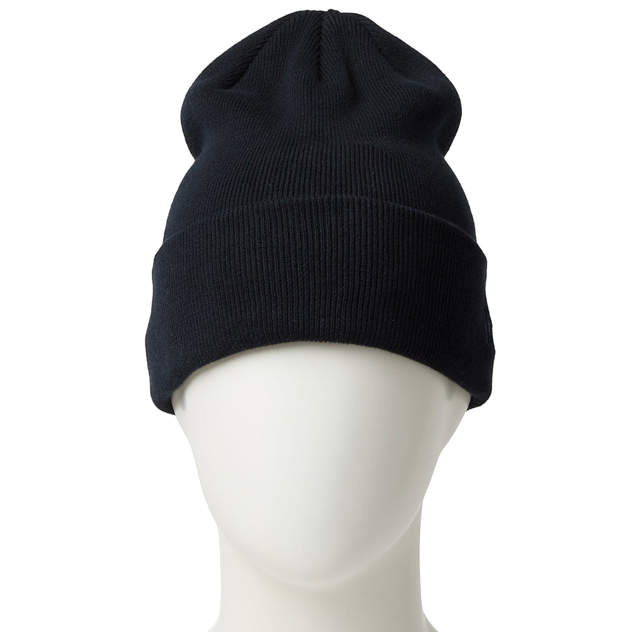 NEW ERA ベーシック カフニット Cotton Knit ニットキャップ ネイビー マネキン着用 正面 14670120