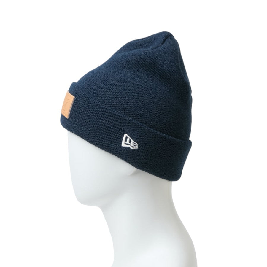 NEW ERA ベーシック カフニット Dog Patch ネイビー 左向き 15171662