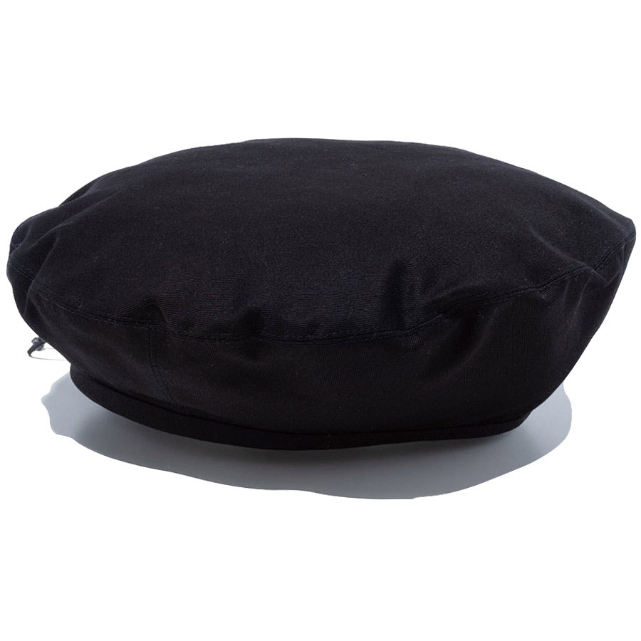 NEW ERA ベレー帽 ブラック ホワイト 右斜め