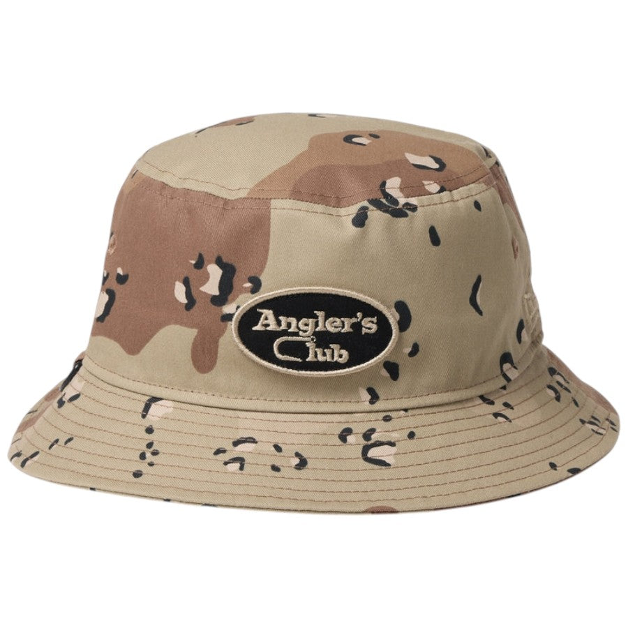 NEW ERA バケット01 Draw Cord Angler Club デザートカモ 正面 バケットハット 15125081