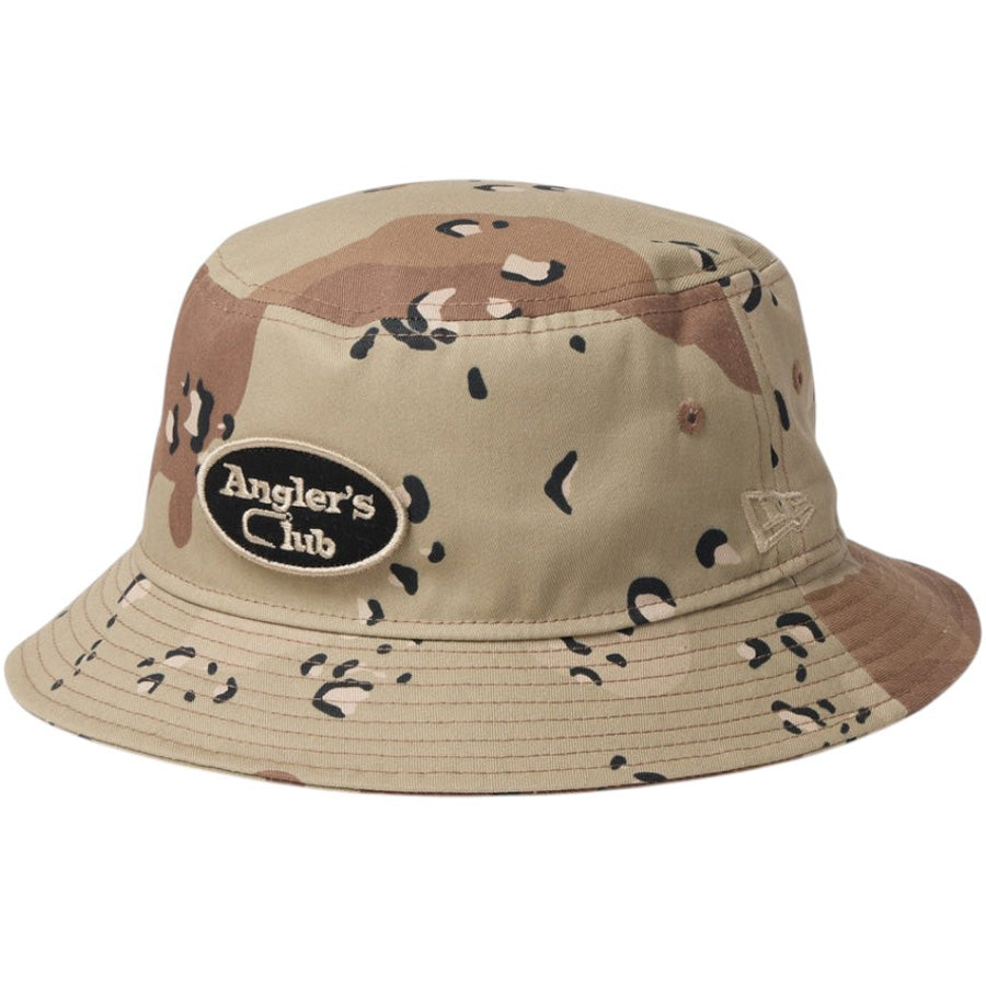 NEW ERA バケット01 Draw Cord Angler Club デザートカモ 左斜め バケットハット 15125081