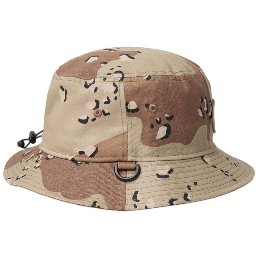 NEW ERA バケット01 Draw Cord Angler Club デザートカモ 右向き Dカン 15125081