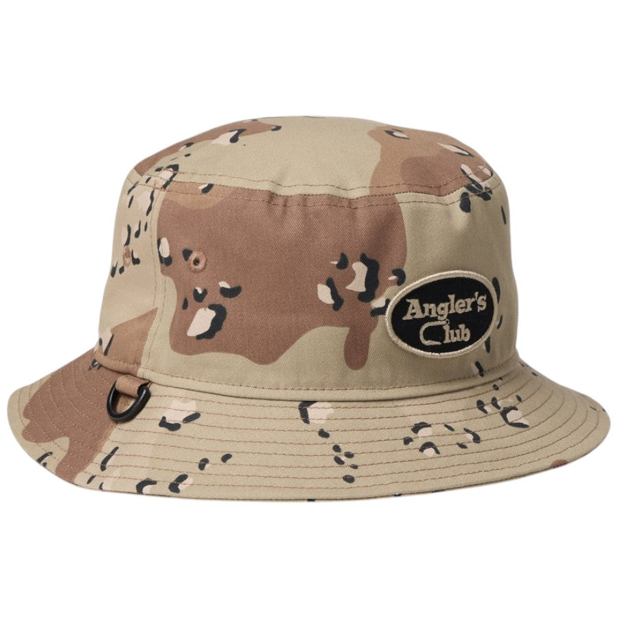 NEW ERA バケット01 Draw Cord Angler Club デザートカモ 右斜め バケットハット 15125081