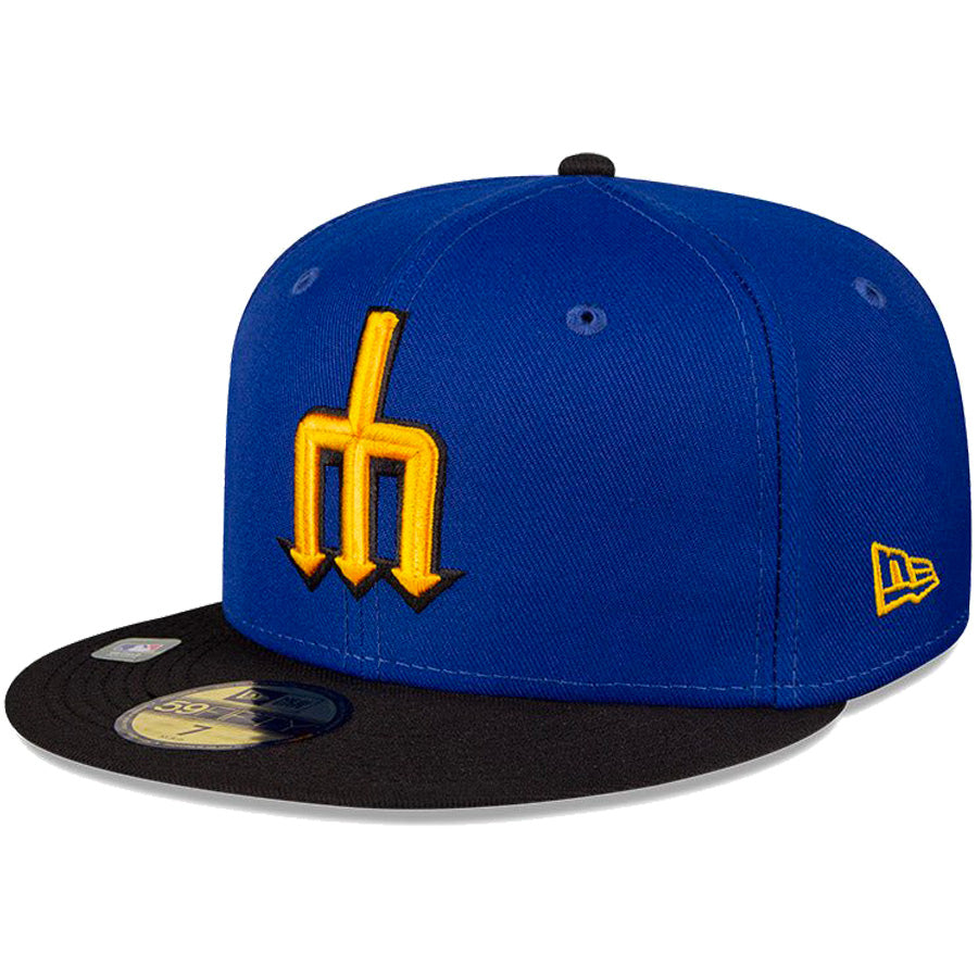 NEW ERA 59FIFTY マリナーズ キャップ 左斜め