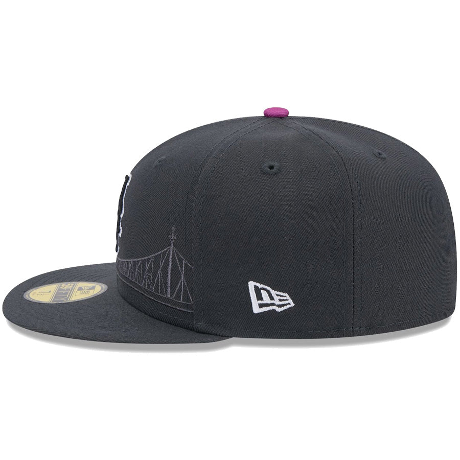 NEW ERA 59FIFTY キャップ NEロゴ刺繍 左側面