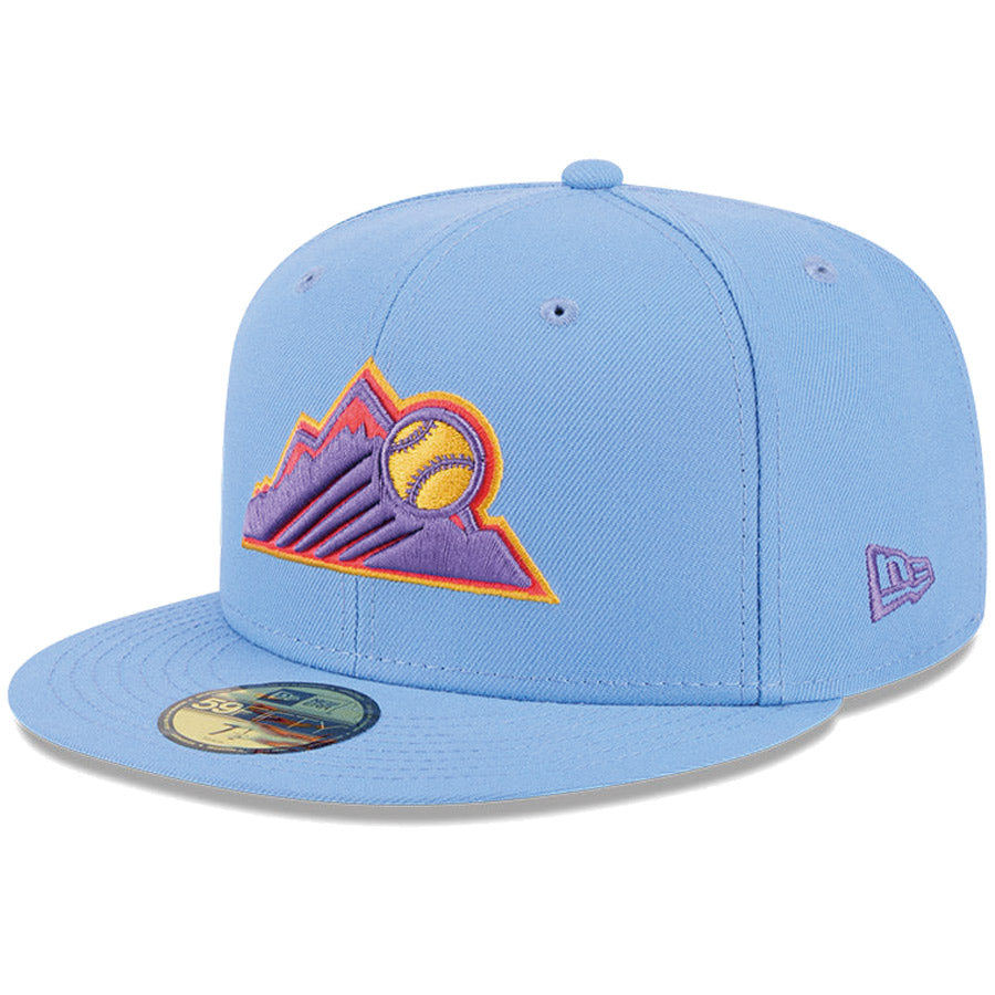NEW ERA 59FIFTY ロッキーズ 左斜め スカイブルー