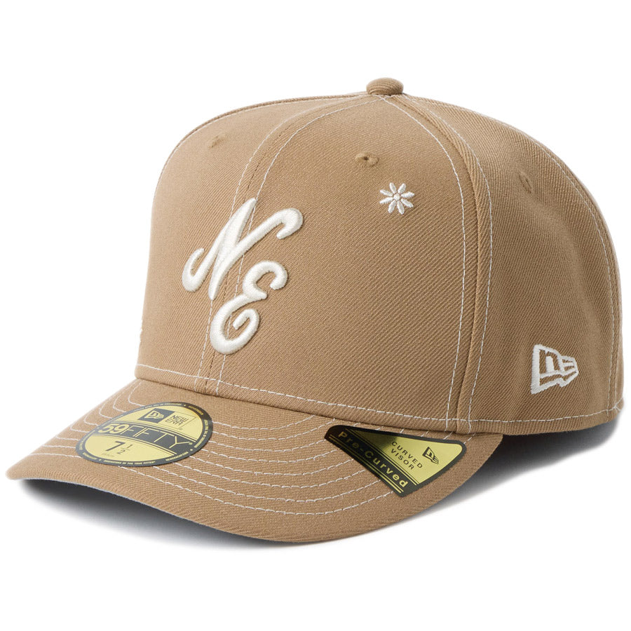 NEW ERA PC59FIFTY キャップ 左斜め 花柄デザイン