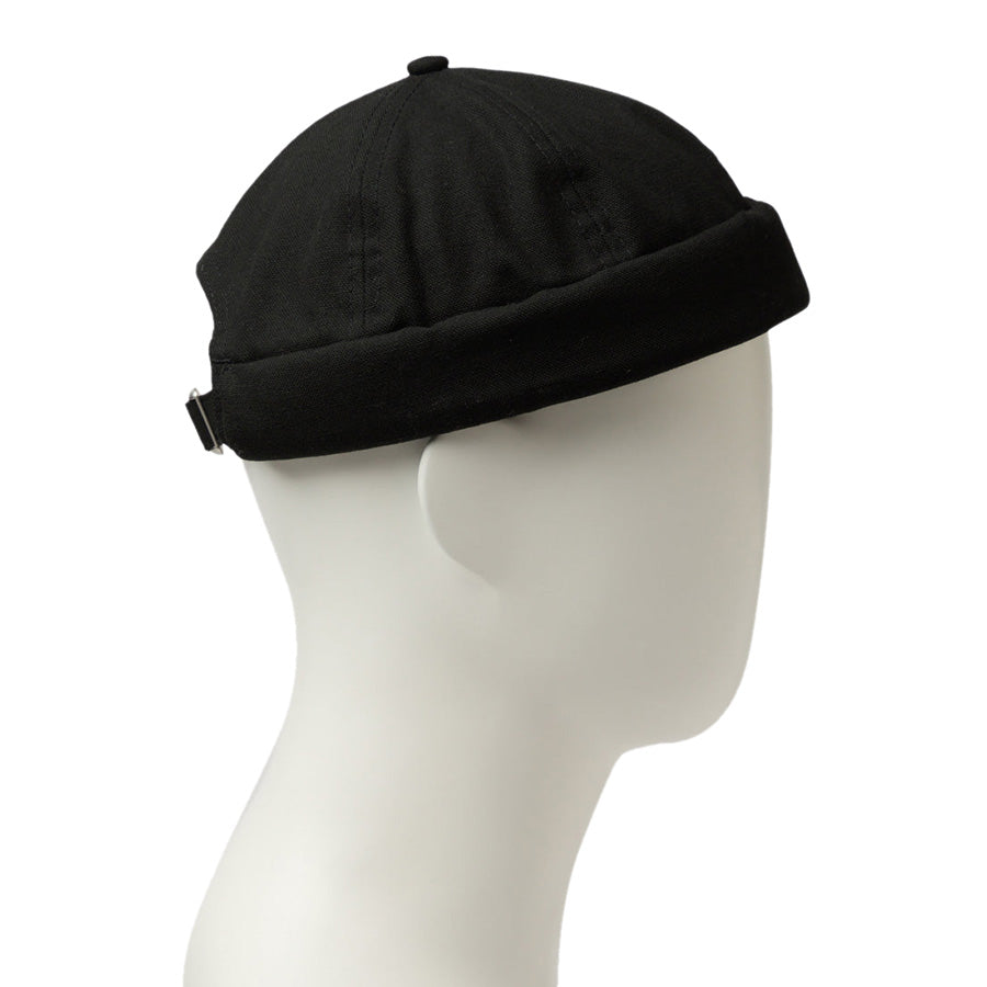 NEW ERA フィッシャーマンキャップ ブラック 着用 右側面