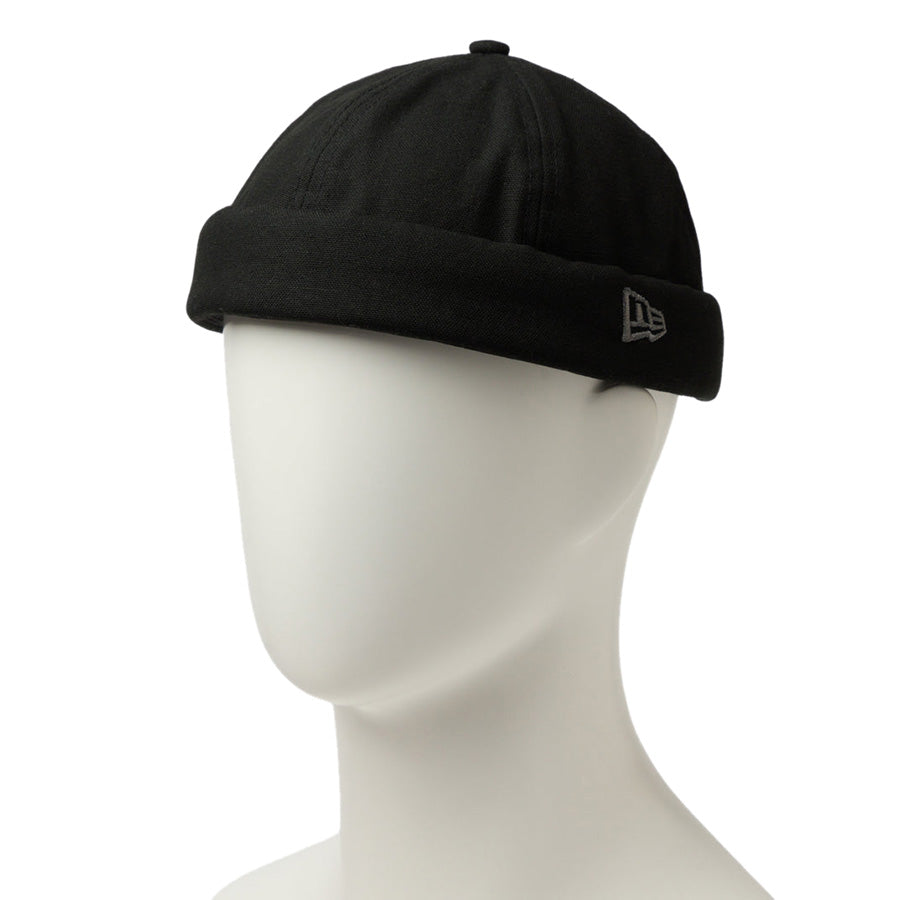 NEW ERA フィッシャーマンキャップ ブラック 着用 左斜め