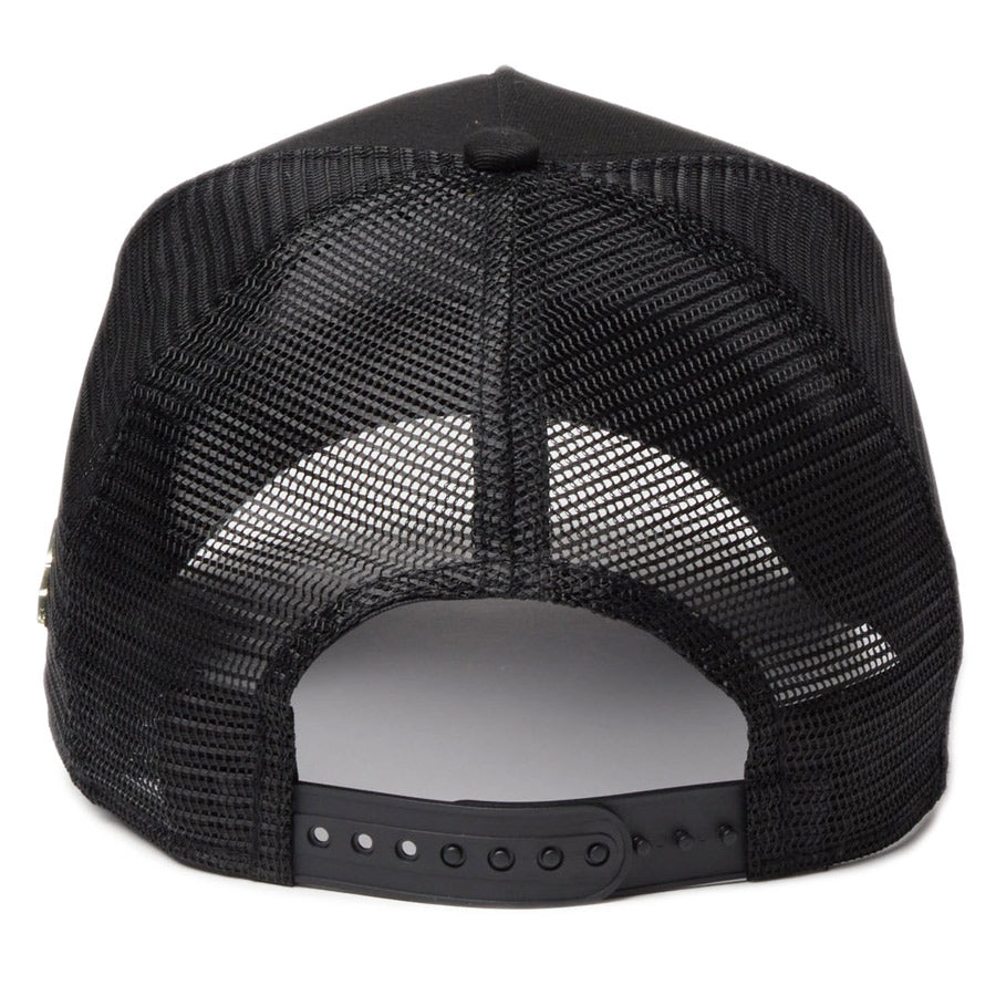 NEW ERA 9FORTY キャップ 背面 ブラック ゴールド