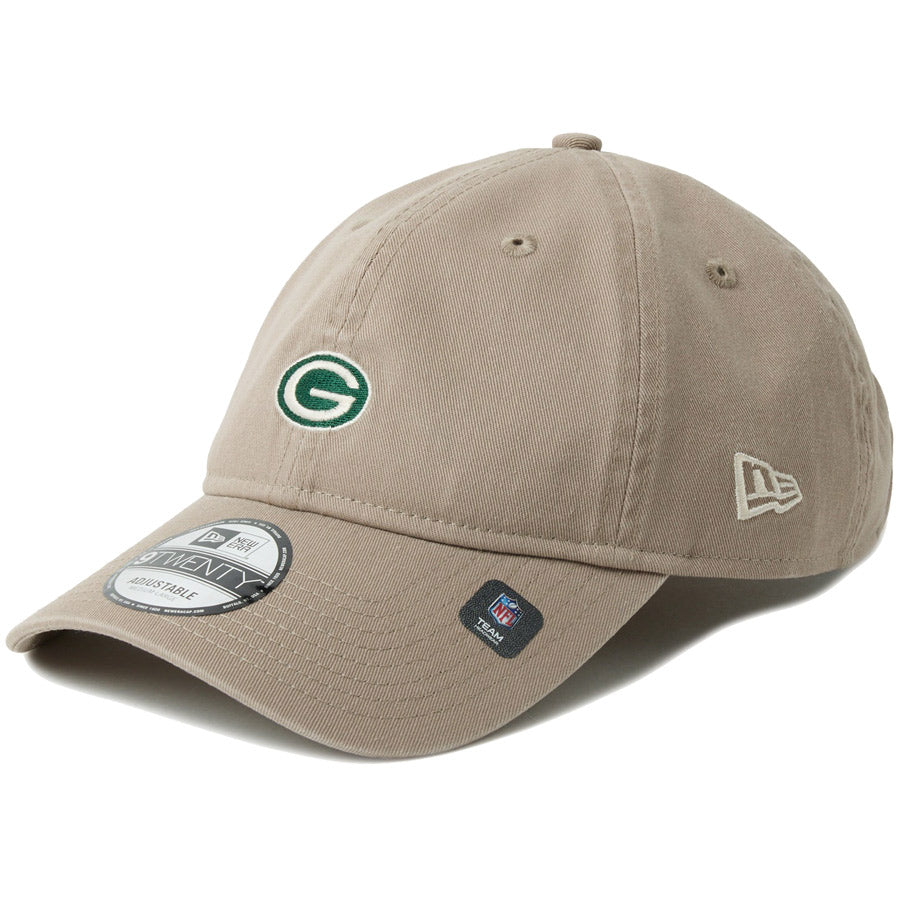 NEW ERA 9TWENTY キャップ パッカーズ 左斜め アッシュブラウン