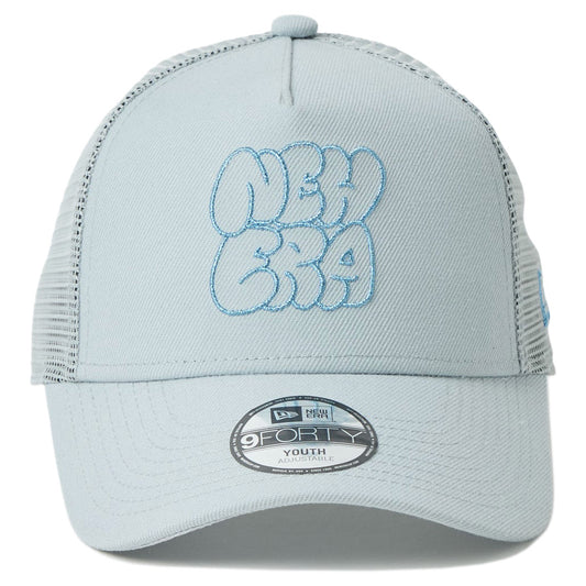 NEW ERA キッズキャップ 9FORTY グレー 正面