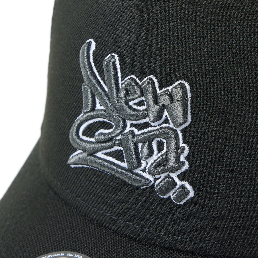 NEW ERA キッズ キャップ ロゴ刺繍 グラフィティ
