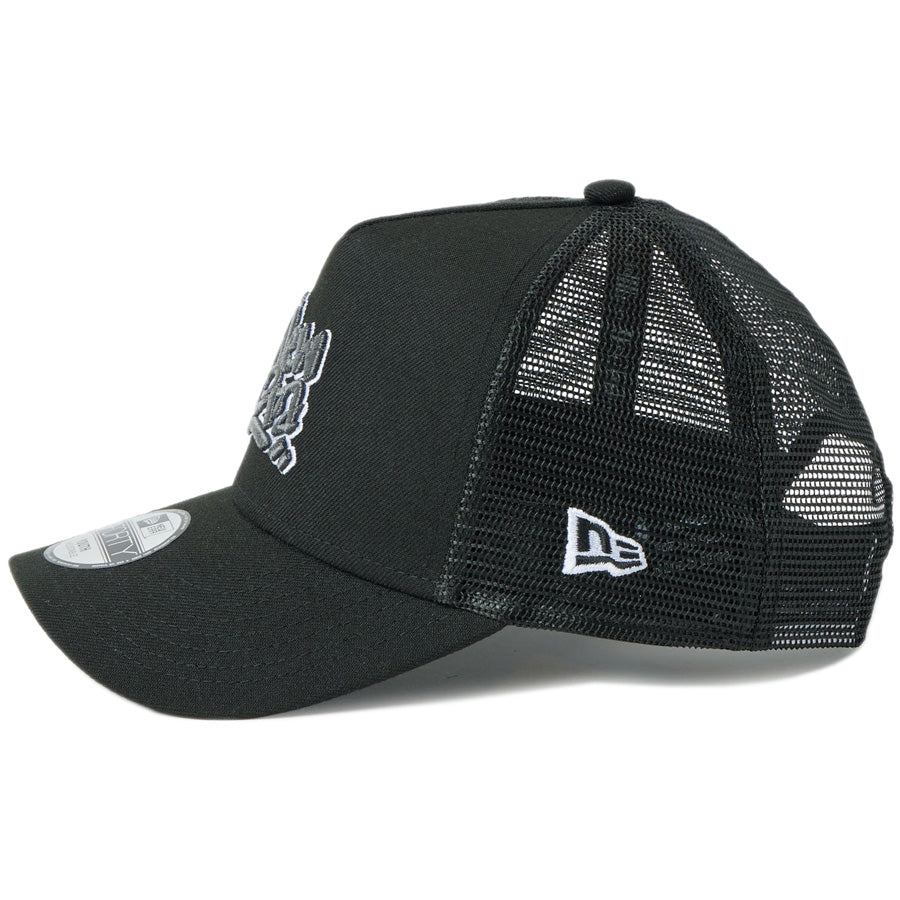 NEW ERA キッズ キャップ 左側面 ブラック