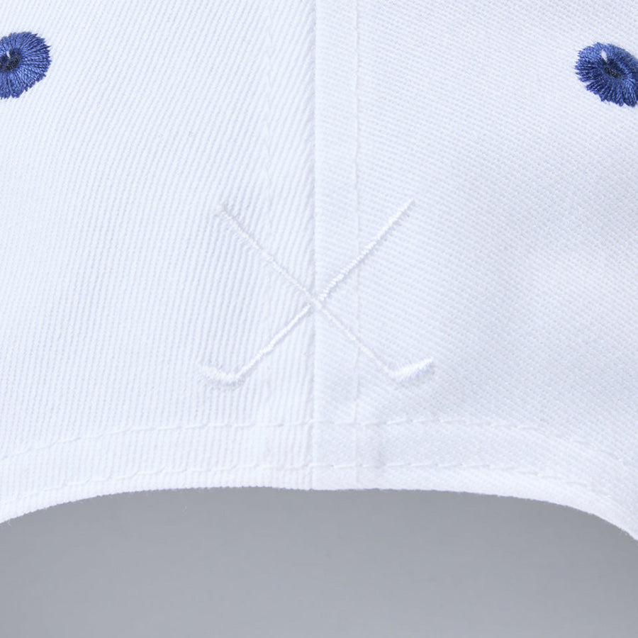 NEW ERA ゴルフロゴ刺繍 背面 アップ