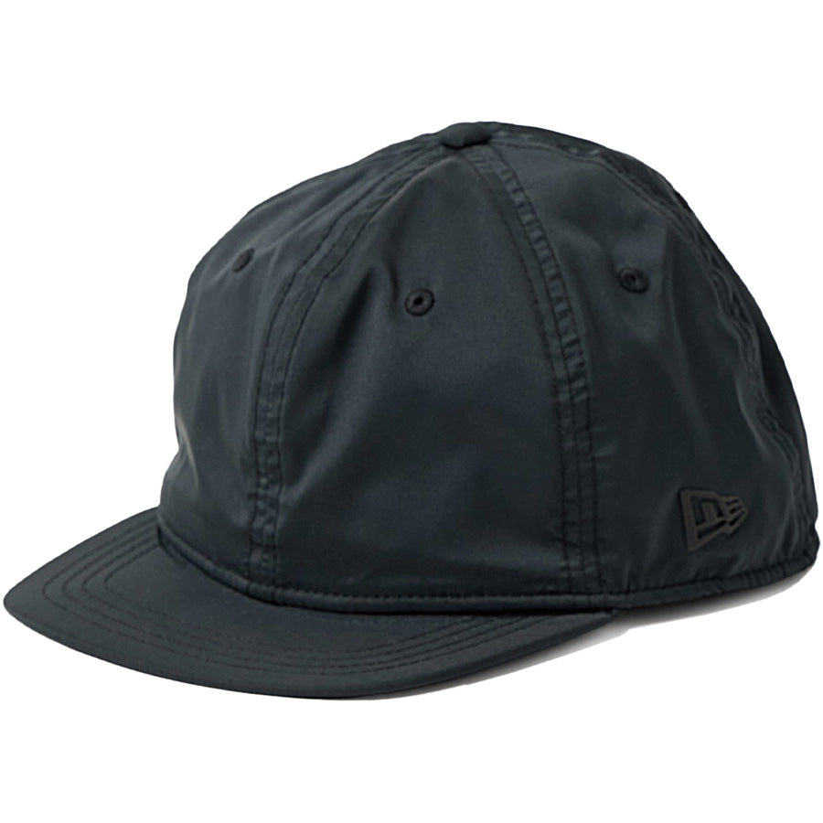 NEW ERA バイクキャップ Tech Stretch ブラック 左斜め