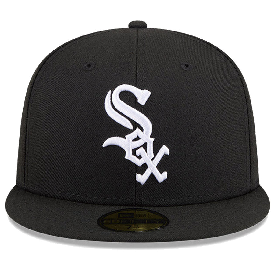 NEW ERA 59FIFTY ホワイトソックス 正面 ロゴ刺繍