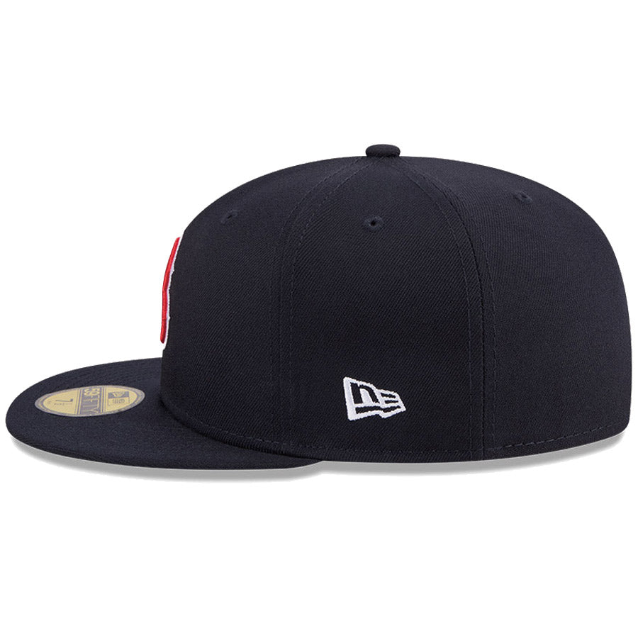 NEW ERA 59FIFTY キャップ レッドソックス 左側面 neロゴ