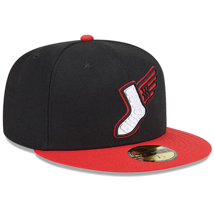 NEW ERA 59FIFTY ホワイトソックス 右斜め
