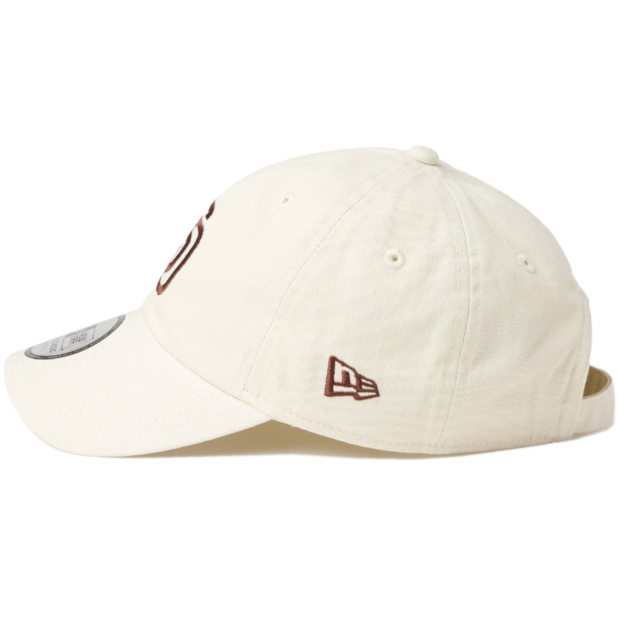 NEW ERA キャップ アイボリー 左側面