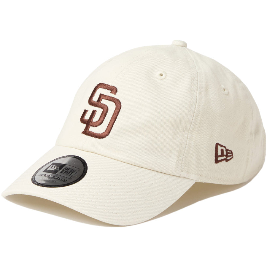 NEW ERA キャップ アイボリー 左斜め