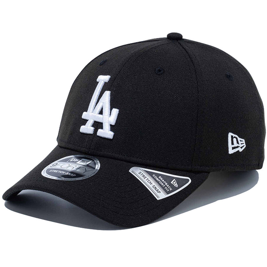 NEW ERA 9FORTY ドジャース キャップ ブラック 左斜め