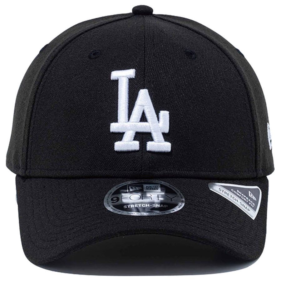 NEW ERA 9FORTY ドジャース キャップ ブラック 正面