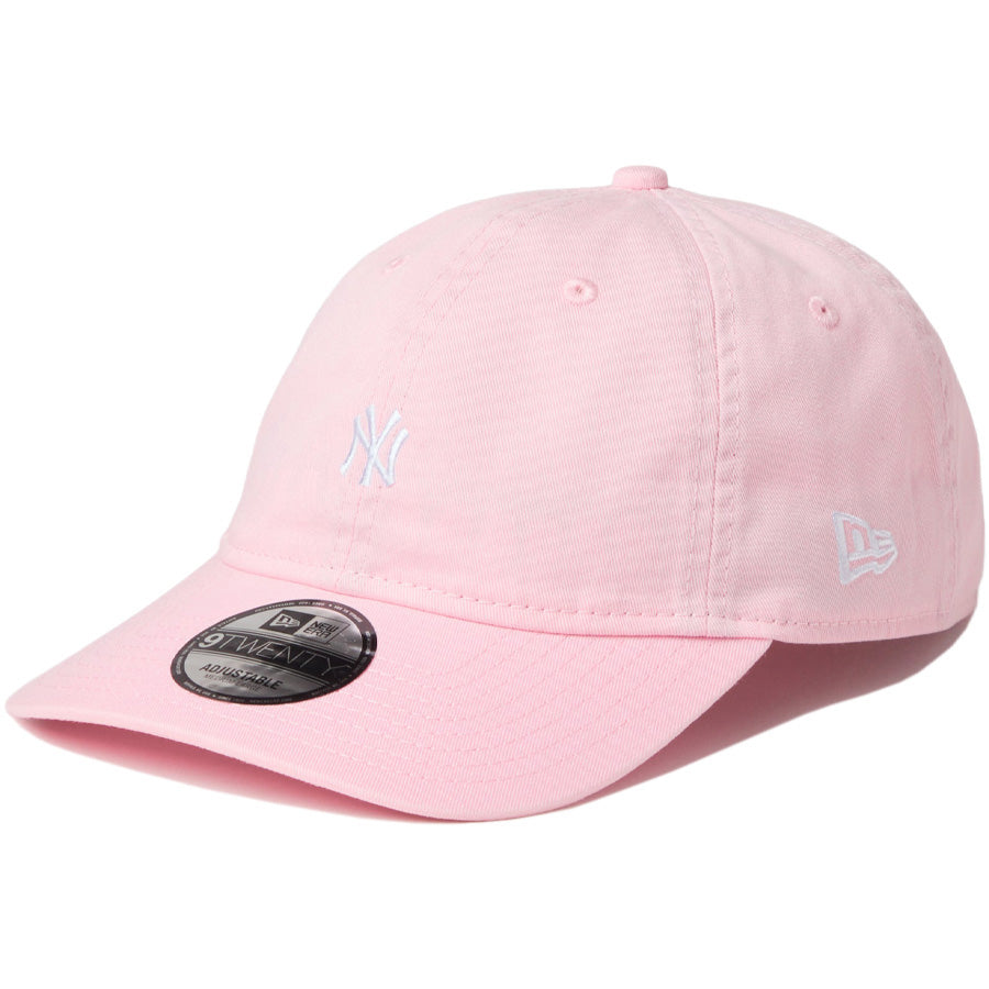 NEW ERA 9TWENTY ヤンキース ピンク 左斜め