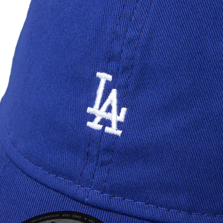 NEW ERA キャップ ミニロゴ刺繍 ダークロイヤル