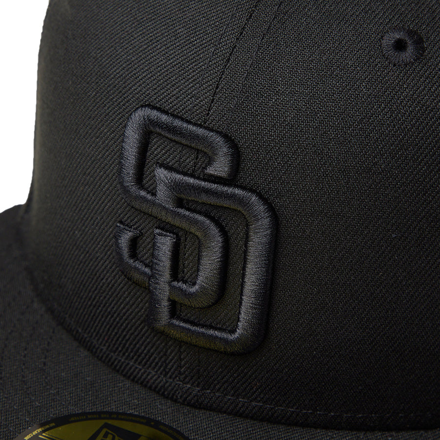 NEW ERA パドレス ロゴ刺繍 ブラック