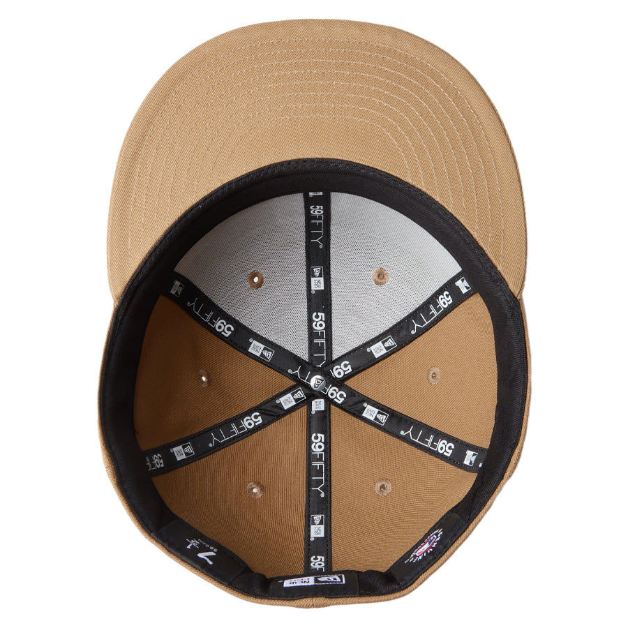 NEW ERA キャップ カーキ 内側