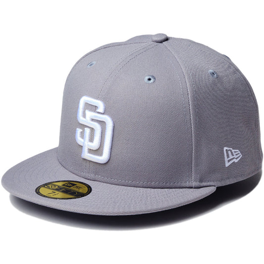 NEW ERA キャップ グレー 左斜め