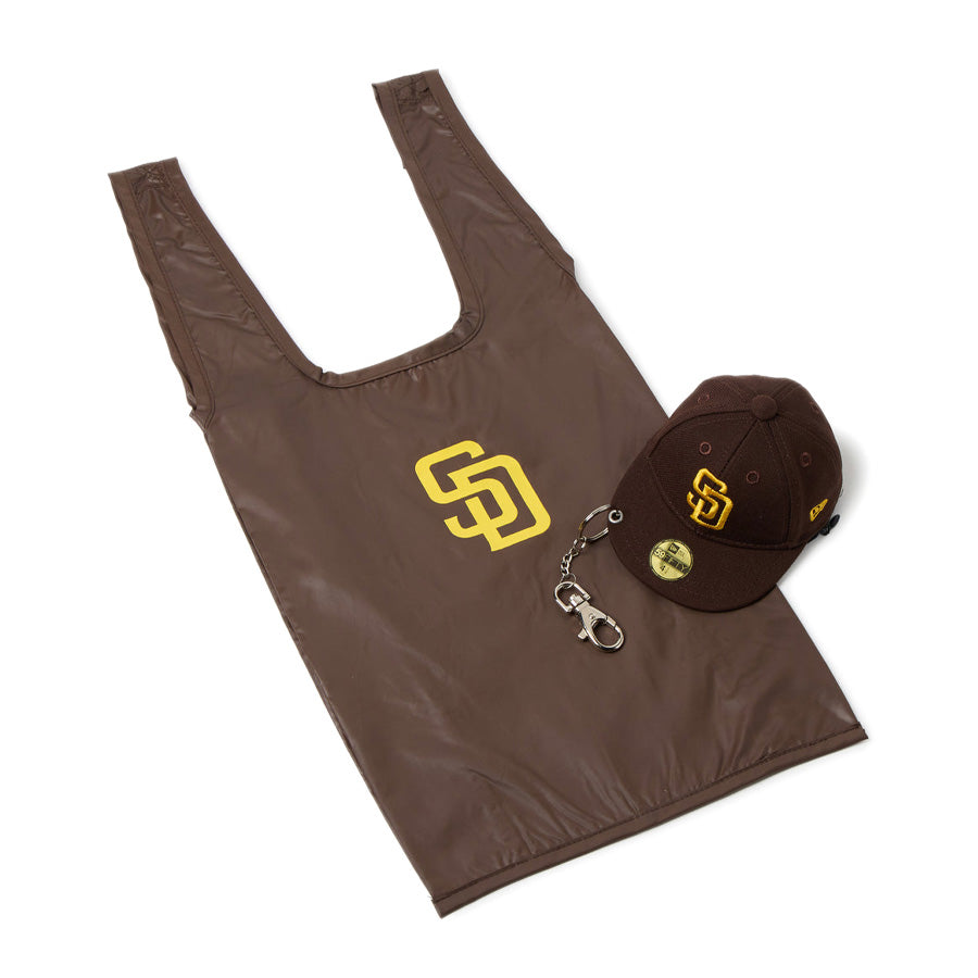 NEW ERA キャップポーチ エコバッグ パドレス 正面