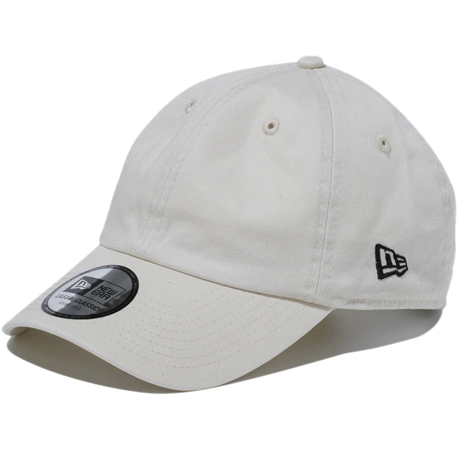 NEW ERA カジュアルクラシック ベーシック キャップ アイボリー 左斜め 14524787